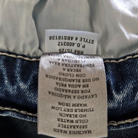 BKE Denim Men's Blue JAKE Straight Leg Denim Jeans Size 34R - Picture 10 of 13